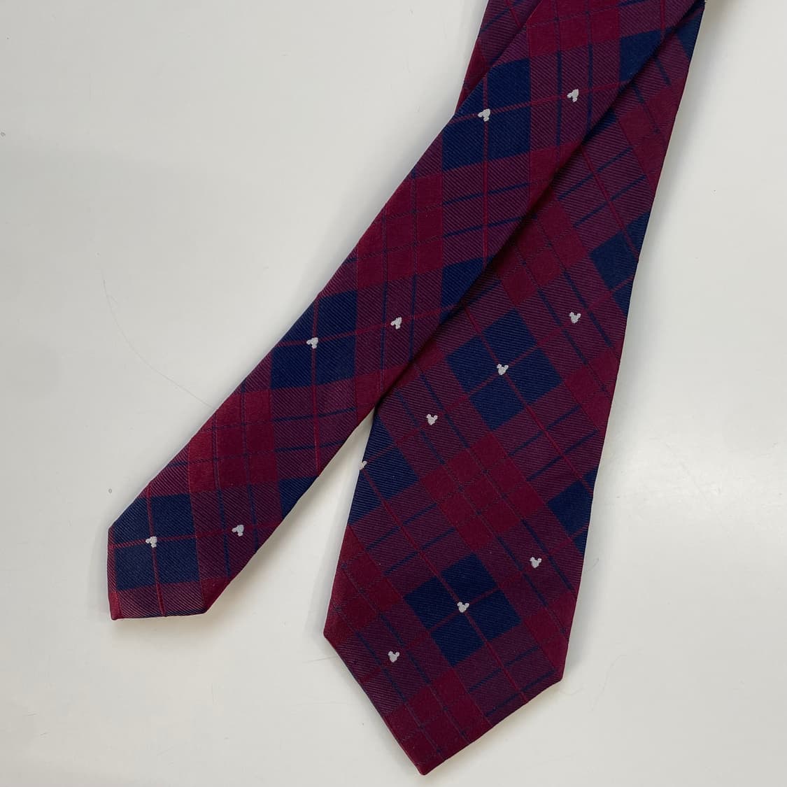 디즈니 캐릭터미키마우스 실크넥타이7.4cm 상품이미지1