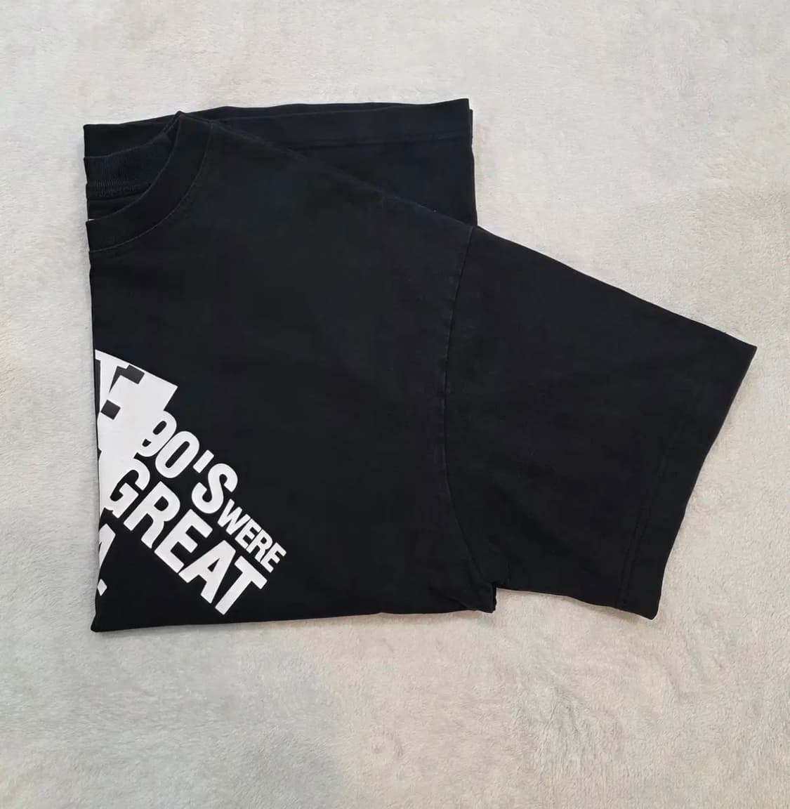 (남녀공용) 페인팅 포인트 반팔 박스티 상품이미지3