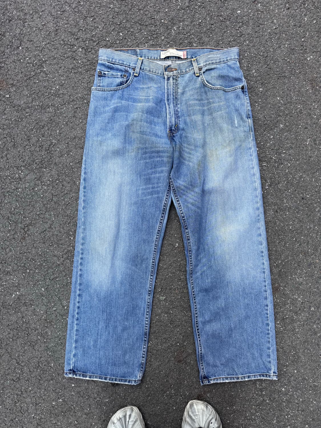 리바이스 569 더티 페이딩 루즈핏 데님팬츠  상품이미지2