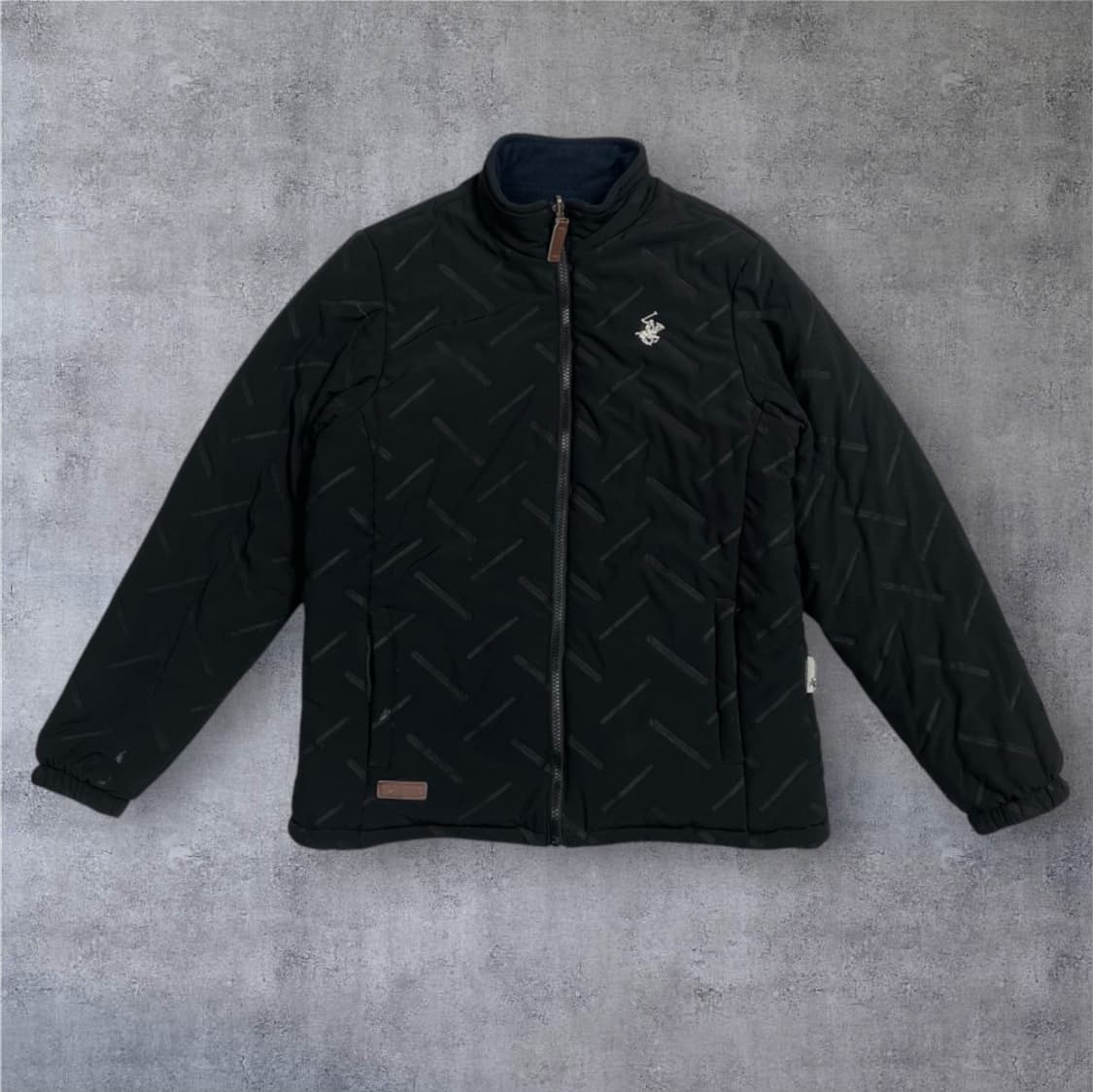 비버리힐스 폴로클럽 리버시블 양면 퀄팅 플리스 자켓 100 상품이미지1