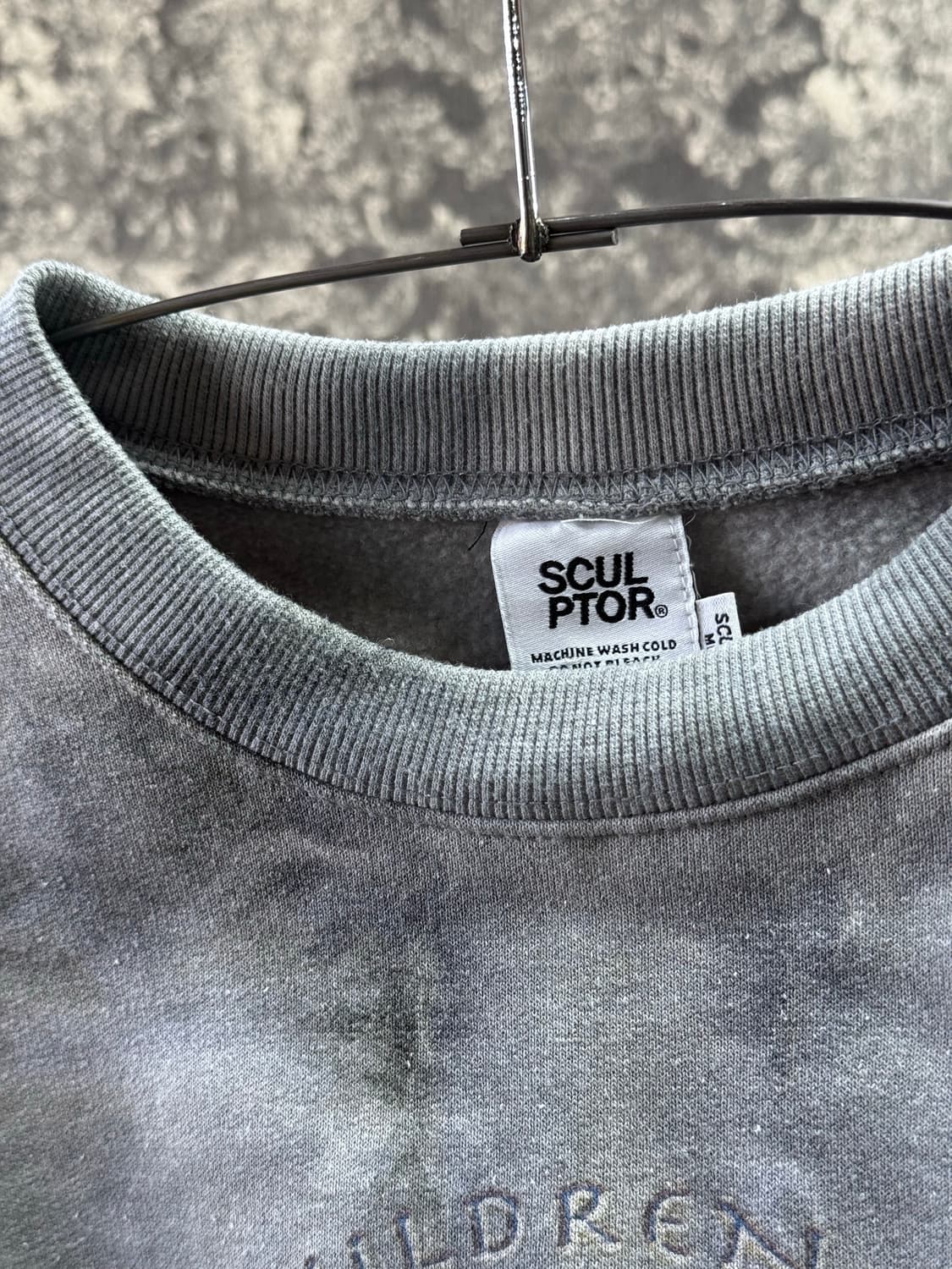 sculptor 고양이 프린팅 맨투맨 타이다이 상품이미지5