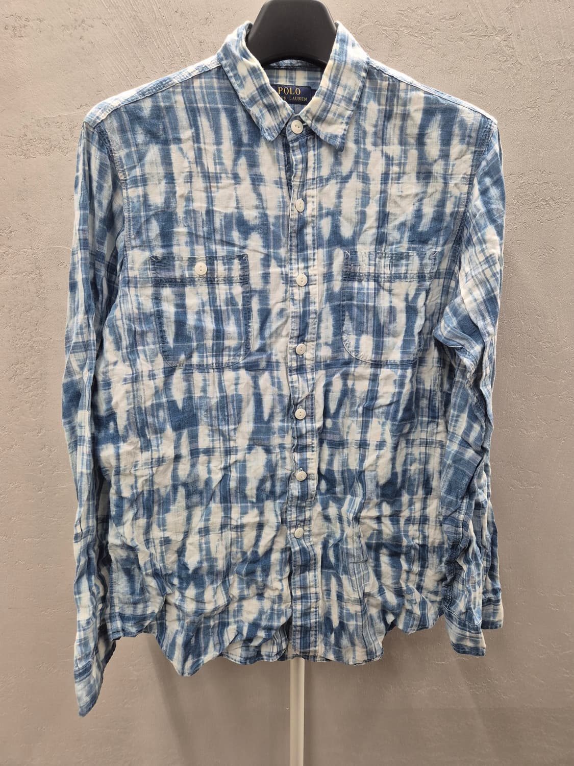 폴로 랄프로렌 타이 다이 셔츠 블루 M 상품이미지2