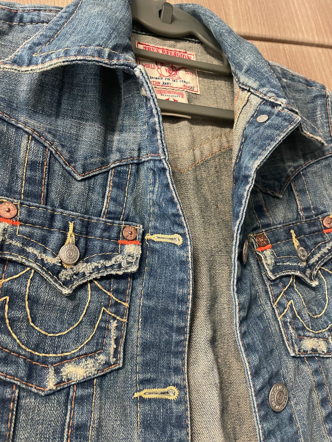 트루릴리젼 데님 자켓 xs 상품이미지5