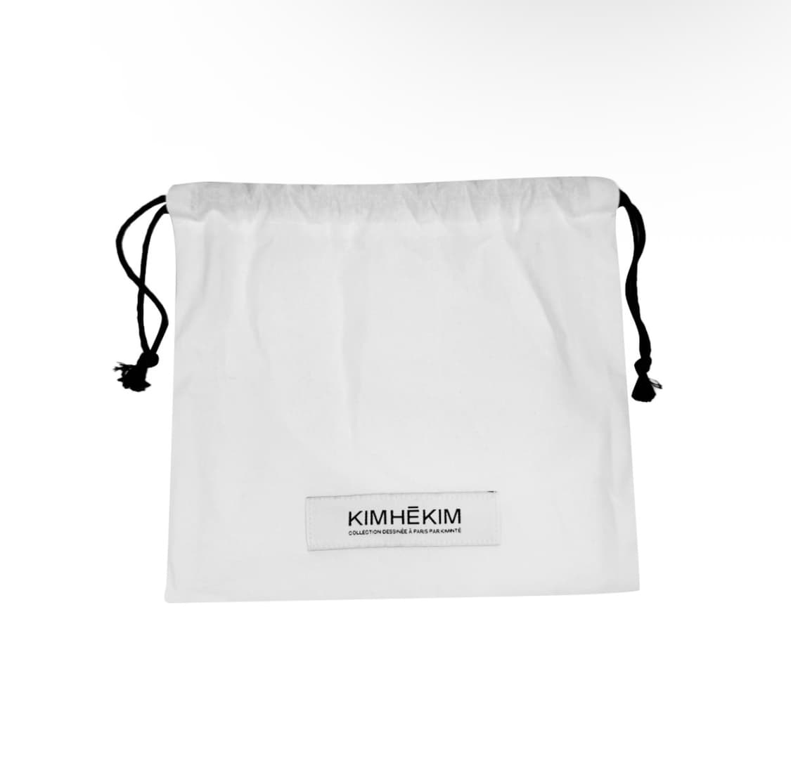 [OS] 김해김 시그니처 먼로 로고 울 실크 리본 키홀더 키링 화이트 상품이미지7