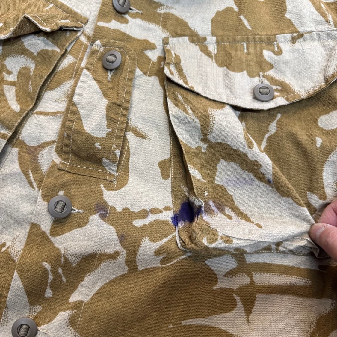 90s 빈티지 영국군 DMP 사막 컴뱃 셔츠 자켓 (L)  상품이미지3