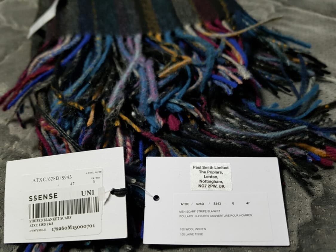 폴스미스 블랭킷 울 목도리 상품이미지3