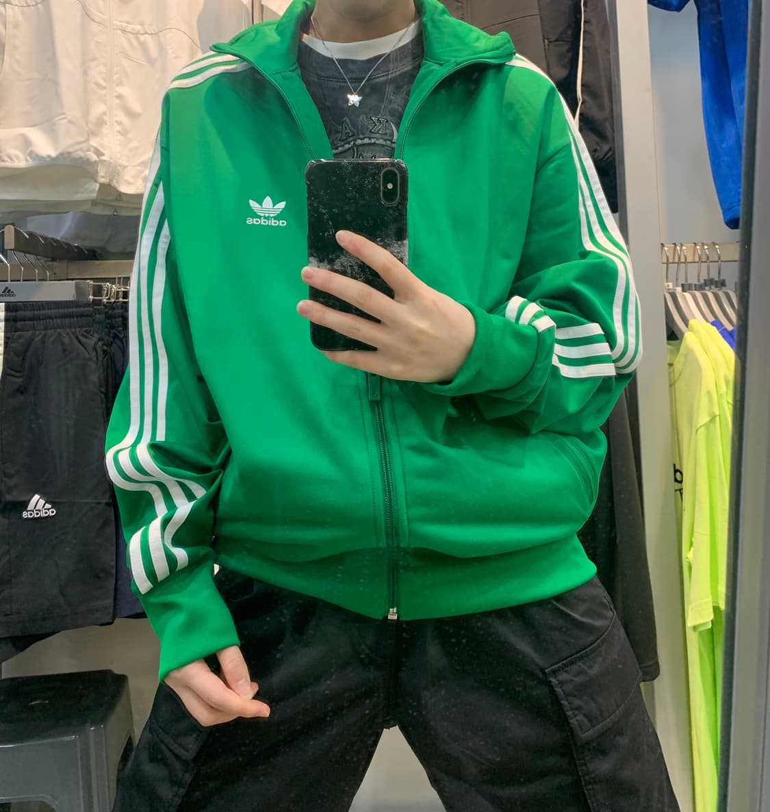 아디다스 초록 져지 상품이미지1