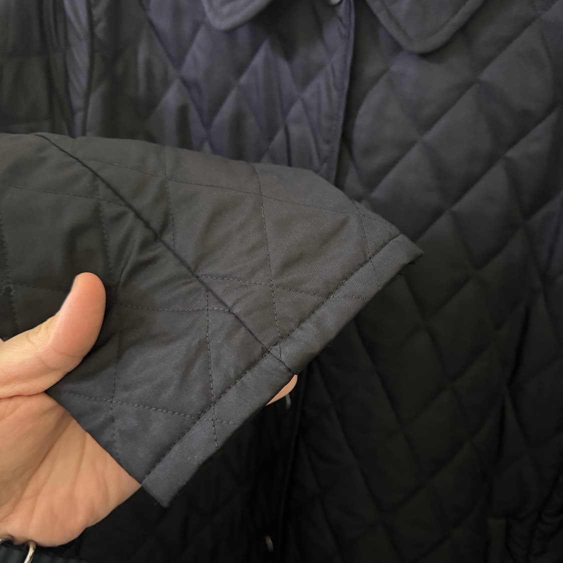 버버리 노바체크 퀄팅 롱 자켓 M (66-77) 상품이미지3