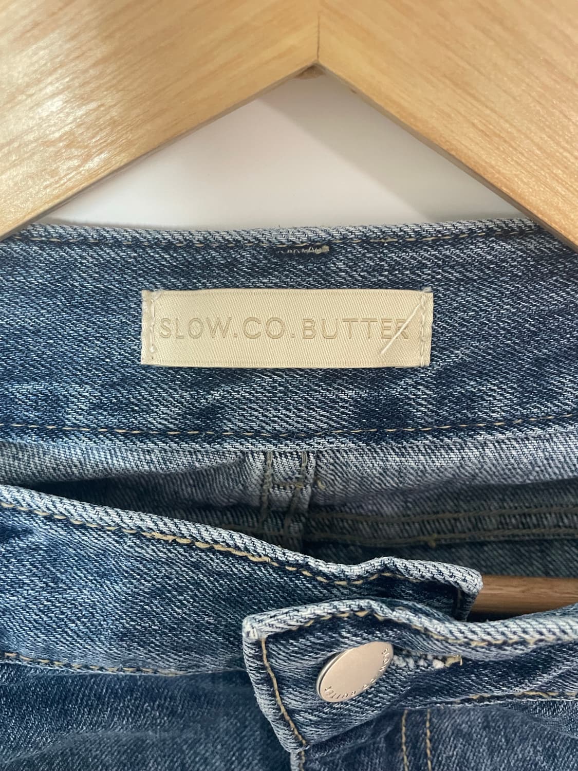 더버터크림 sloco 버뮤다 데님팬츠 7부 상품이미지5