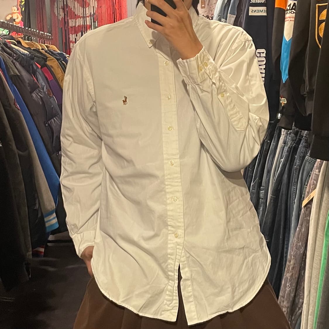 [IM] Polo 폴로랄프로렌 화이트 긴팔셔츠 상품이미지2