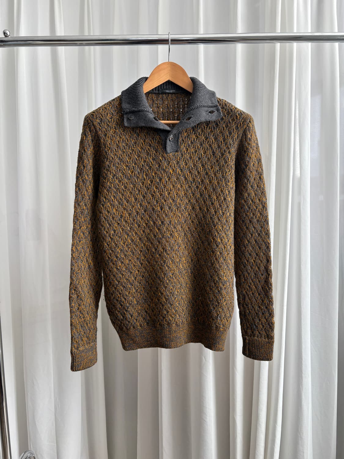 로베르토 콜리나 엑스트라 파인 메리노 울 니트 상품이미지3