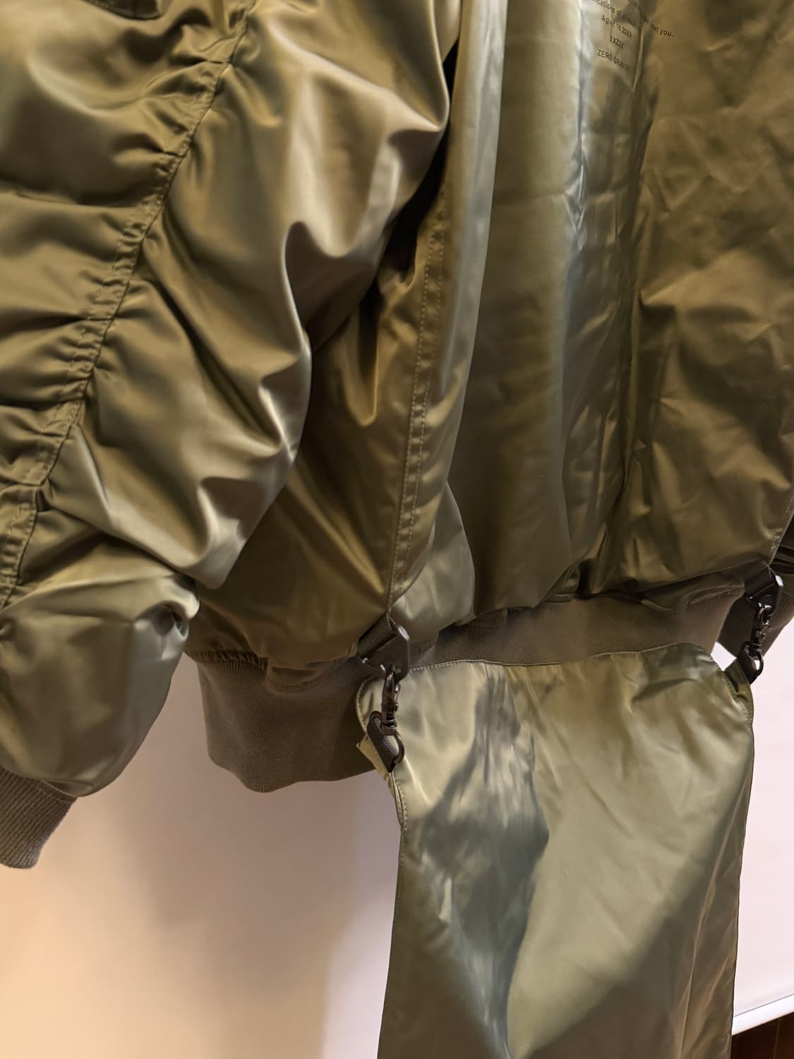 빈티지 탈부착 ma-1 플라이트 자켓  상품이미지9