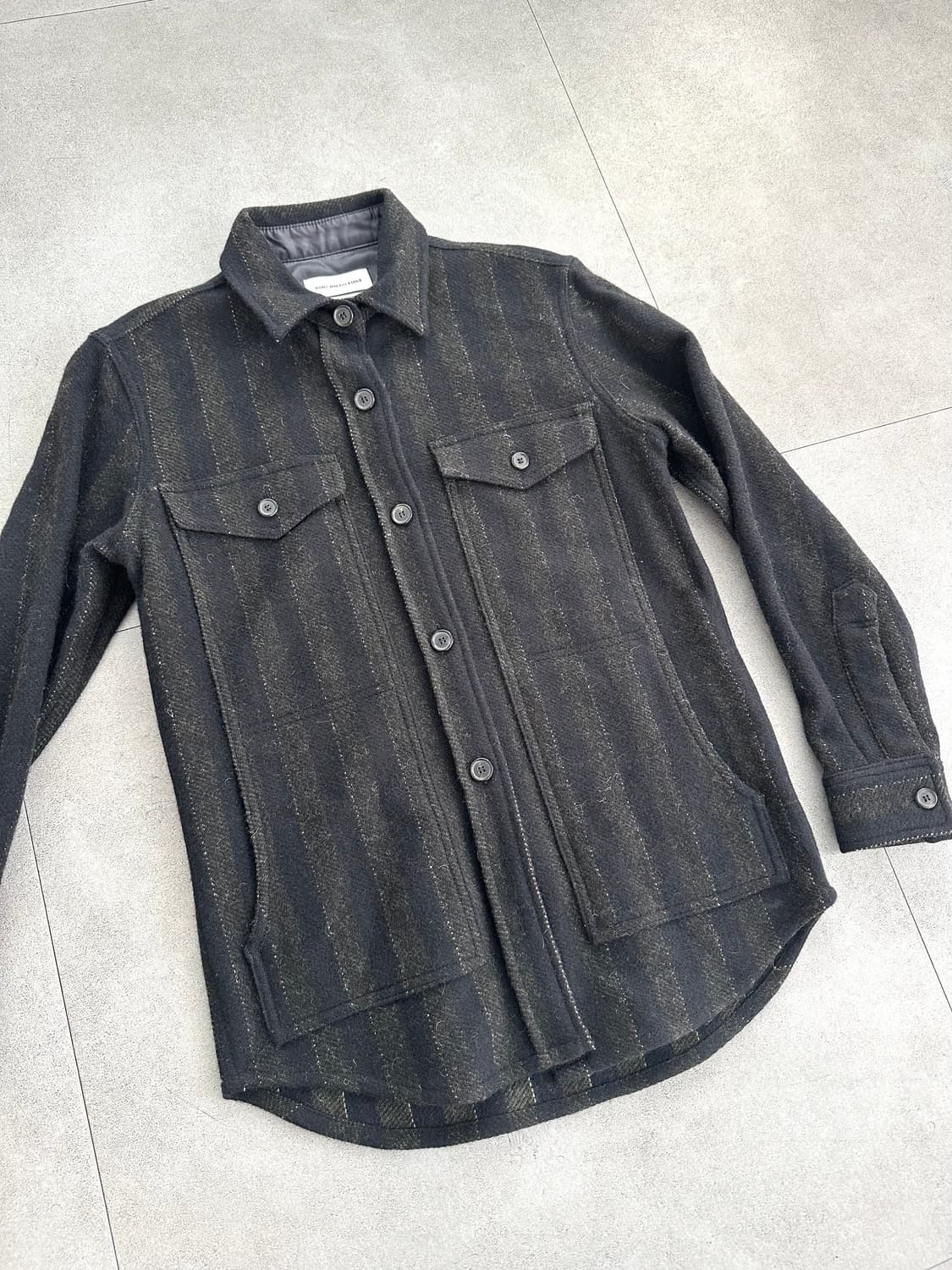 이자벨마랑 스트라이프 울 셔츠 자켓 상품이미지2