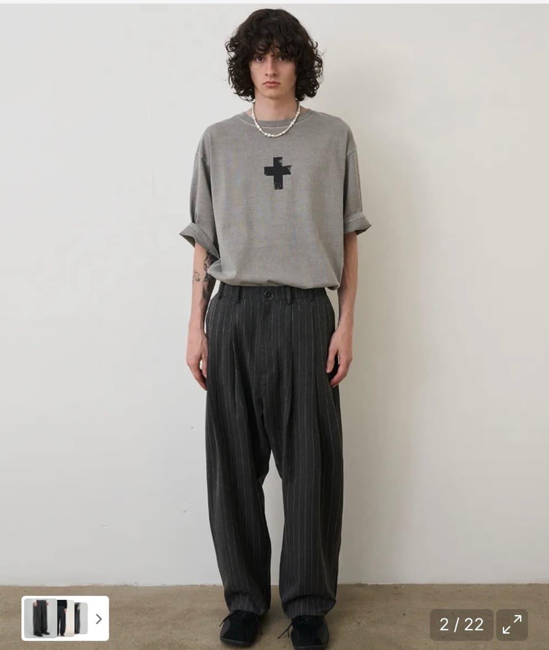 노운 스트라이프 팬츠 상품이미지2