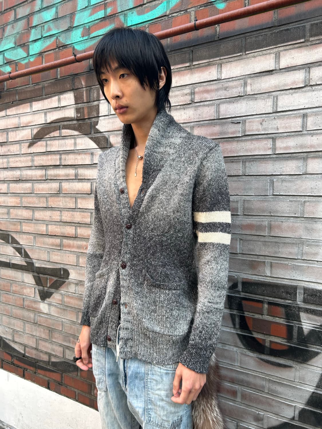 빔즈 그라데이션 가디건 상품이미지1