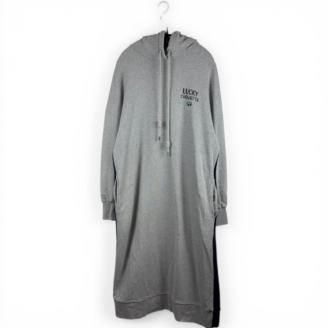  (무료배송)38) 럭키슈에뜨 롱 후드 원피스 그레이 상품이미지1