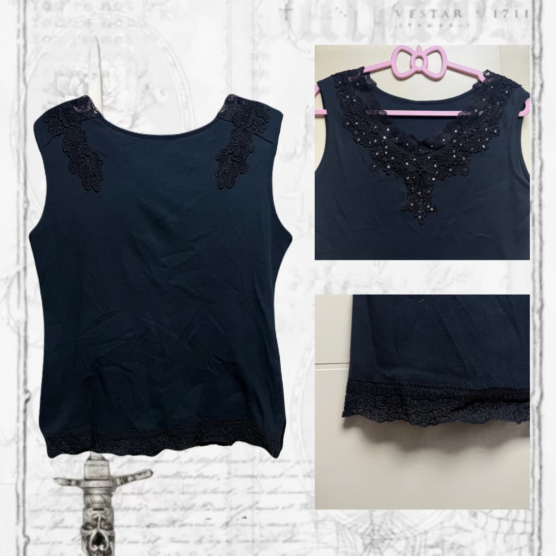 블랙페어리 모리걸 슬리브리스 나시 상품이미지2