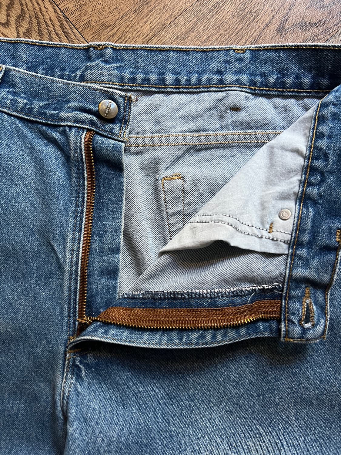 [36]칼하트 USA 빈티지 페인팅 워크 데님 팬츠 상품이미지3