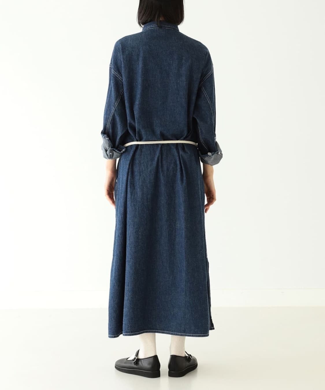 오어슬로우 japan 인디고 데님 원피스 (실착샷ㅇ) 상품이미지9