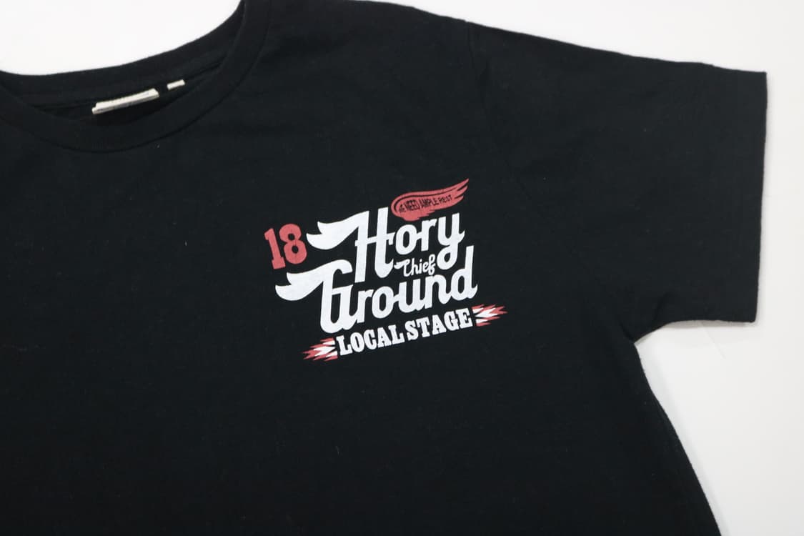 키스톤 빈티지 웨스턴 타이포그래피 블랙 반팔 티셔츠 상품이미지5