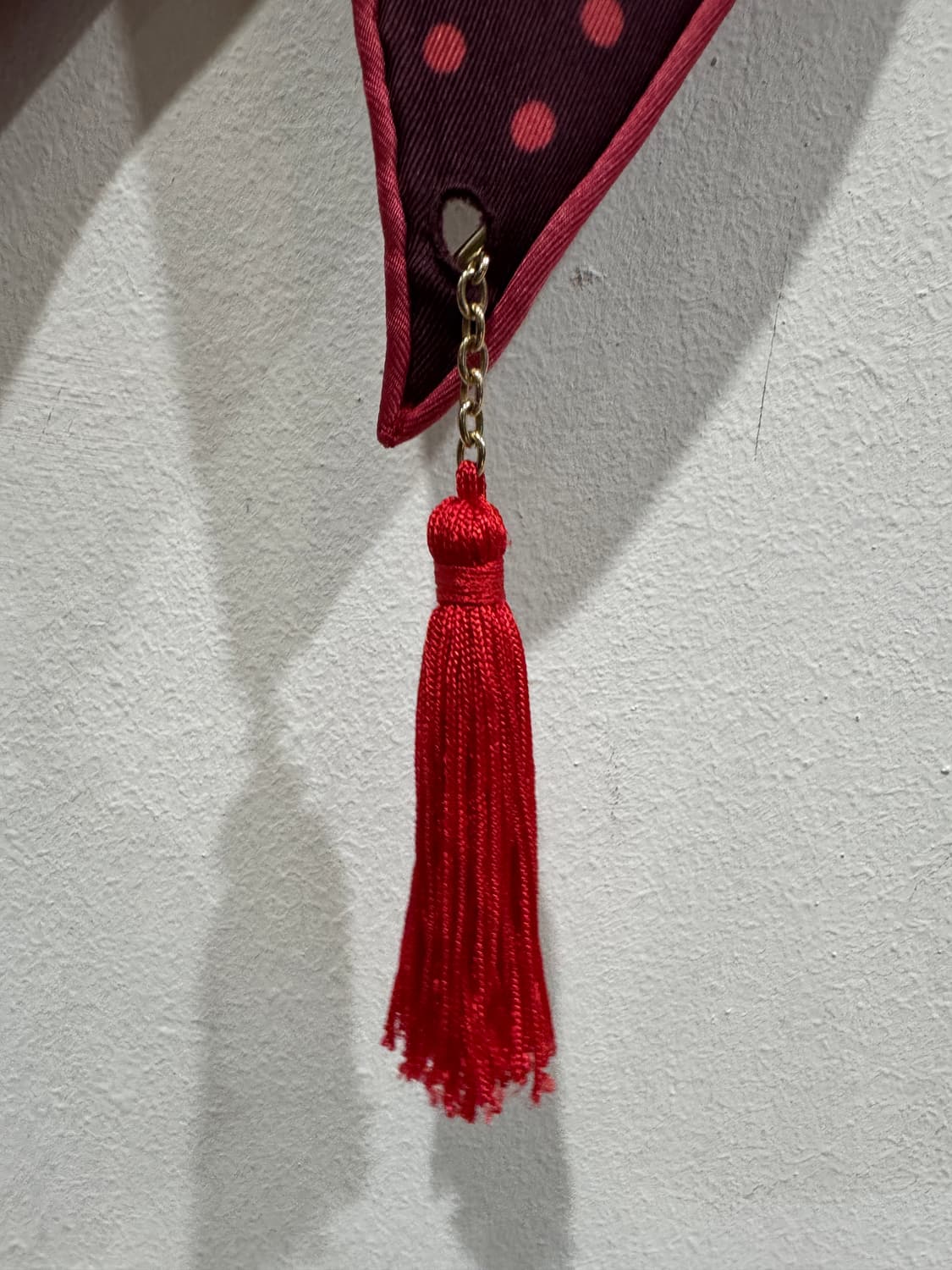 에르메스 실크 스카프 버건디 호랑이 정품 상품이미지3