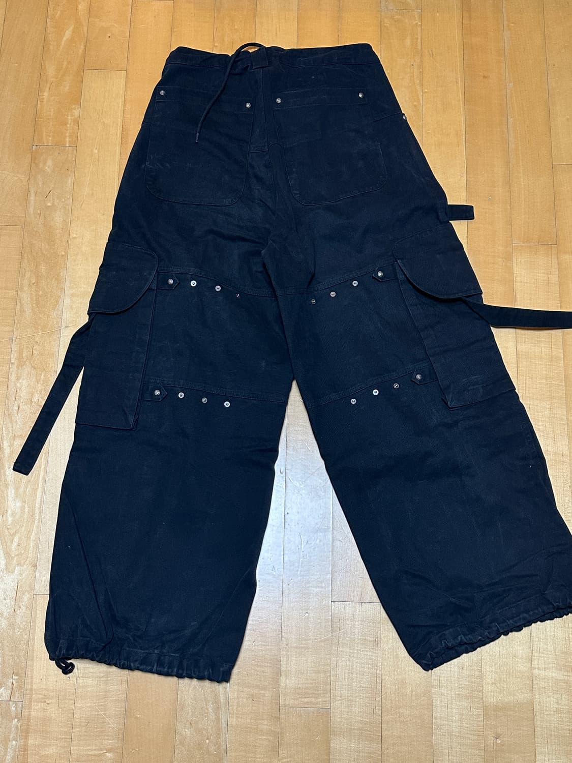 leey 엘이이와이 UTILITY SNAP WIDE CARGO PANTS 상품이미지5