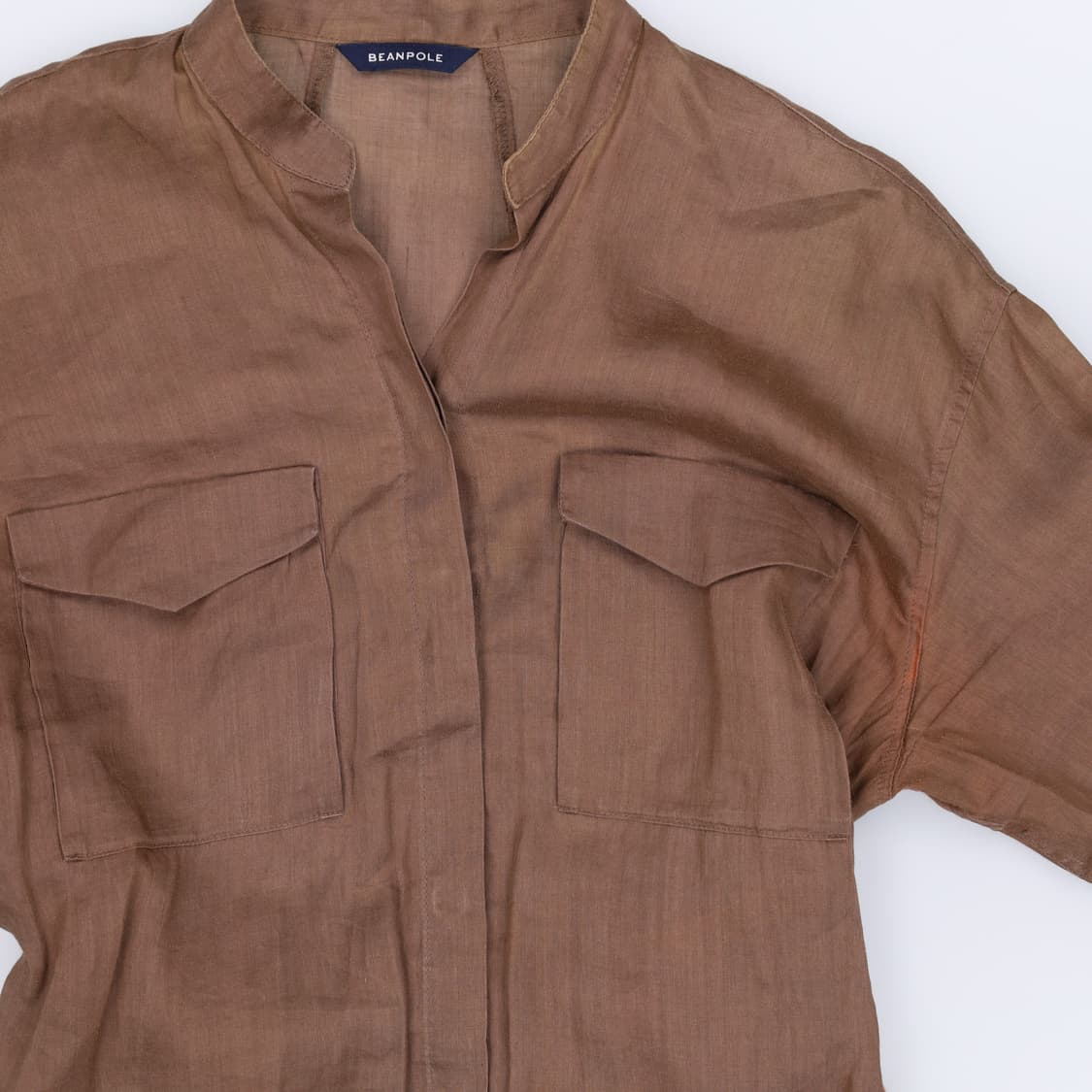 [100] 빈폴 여성 벨트 린넨 셔츠(변색) 0105H1 상품이미지4