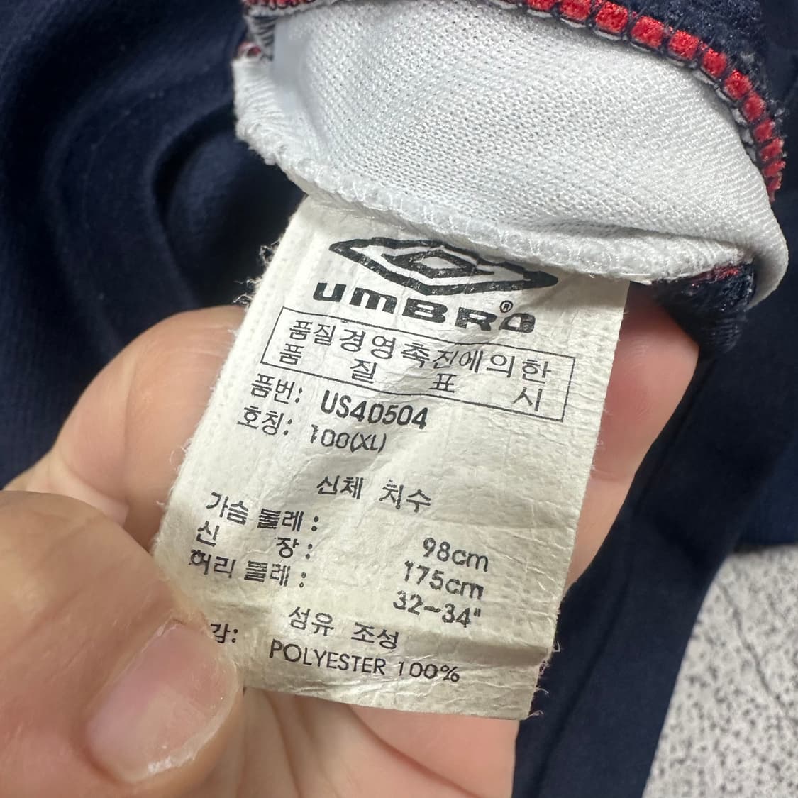 ✨ (바배) 엄브로 올드스쿨 빅로고 롱슬리브 맨투맨 상품이미지4