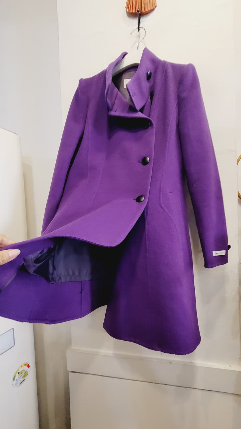 SJSJ 퍼플 핸드메이드 코트 상품이미지4