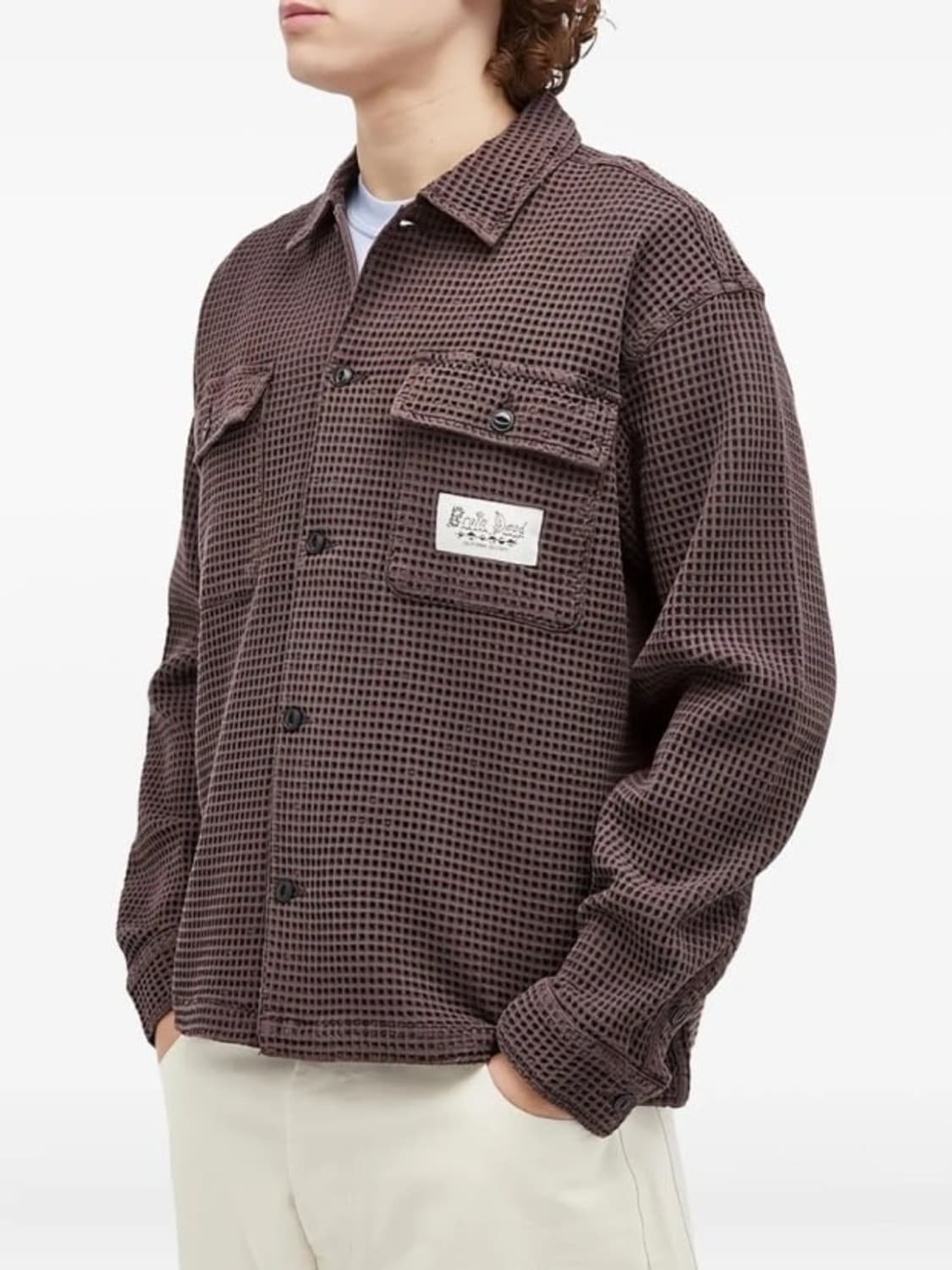 Brain Dead Waffle Button Front Shirt 상품이미지3