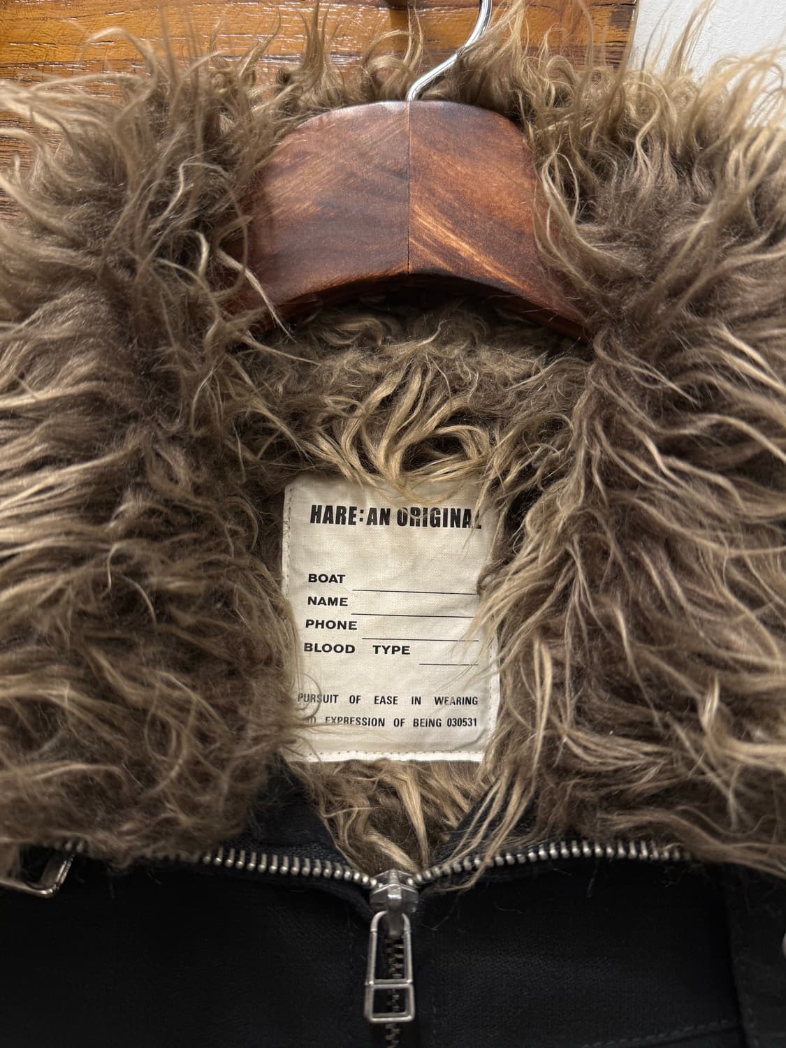 66) HARE Faux Fur Lined Zip Jacket 상품이미지6