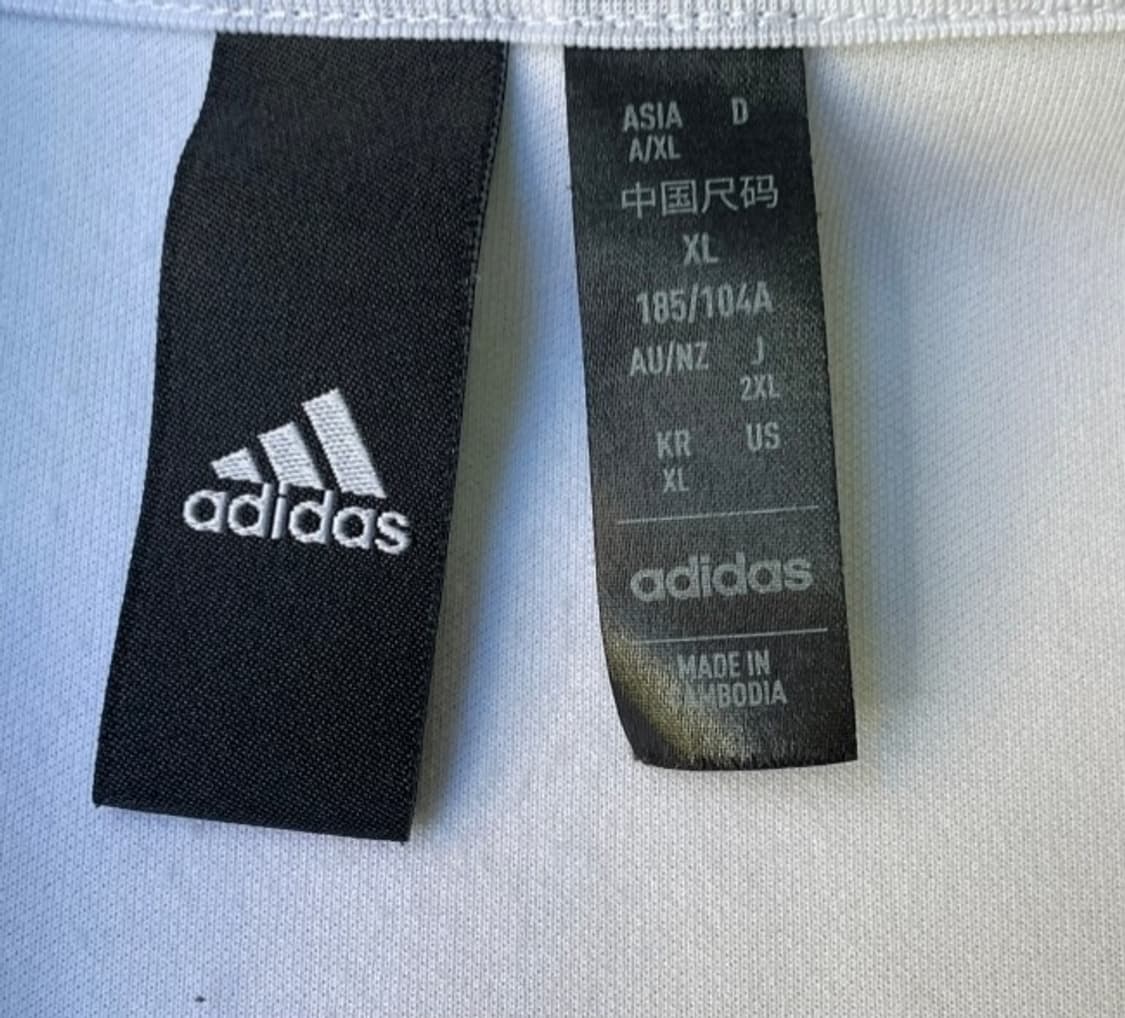 아디다스 흰검 화이트 트랙탑 져지집업 상품이미지3