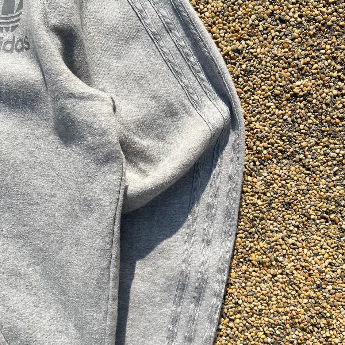 아디다스 그레이 파이어버드 로고 후드집업 상품이미지4