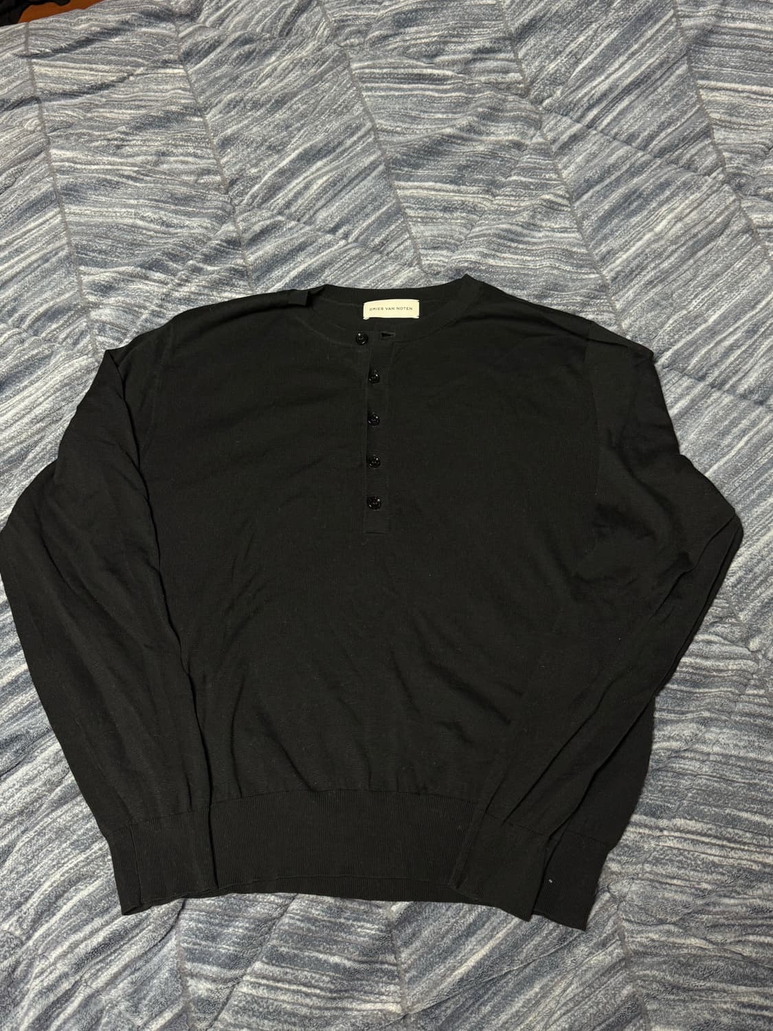 드리스 반 노튼 헨리넥 니트 L 상품이미지2