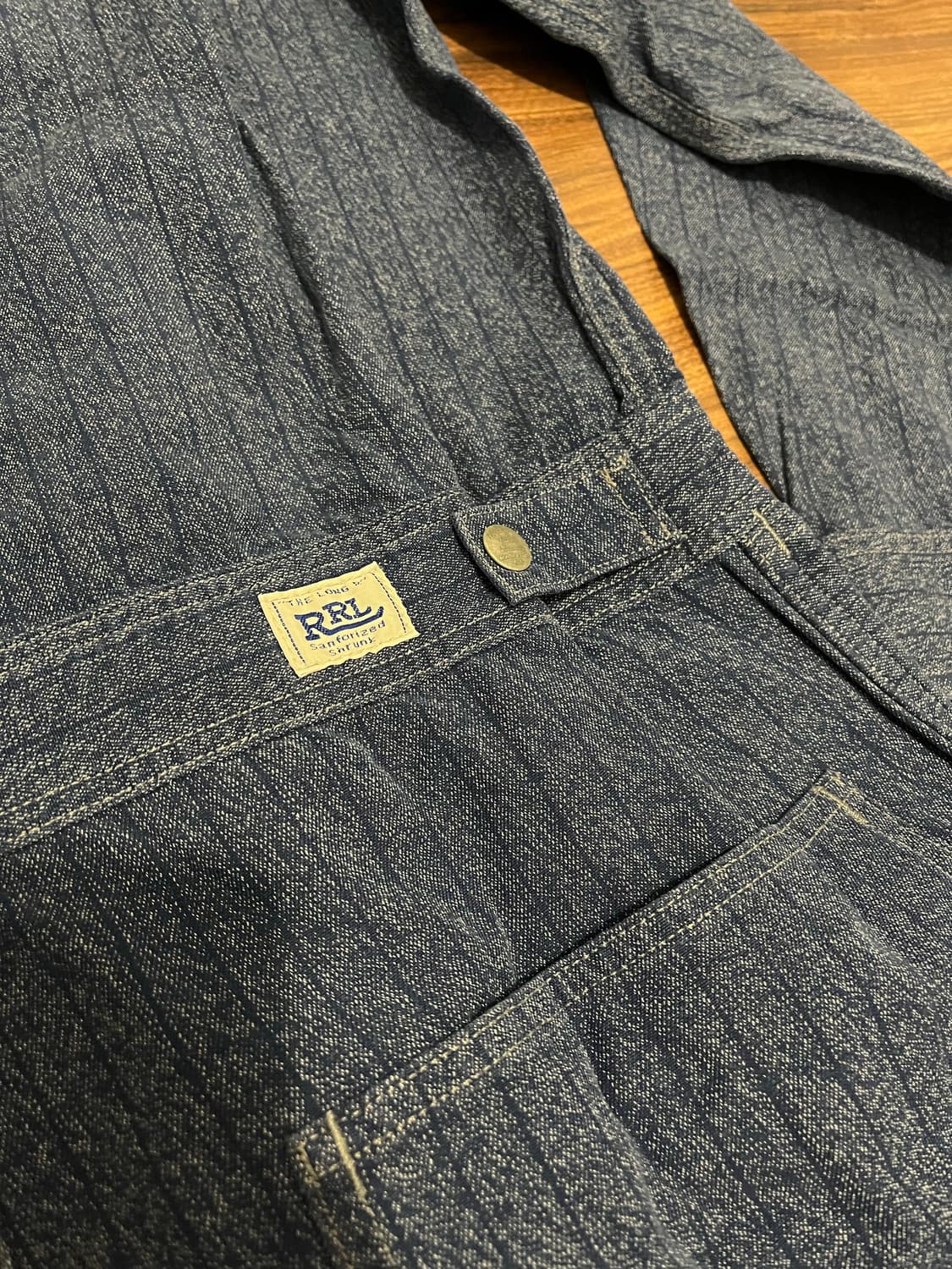 더블알엘 RRL 임브로이더 Jaspe 트윌 커버롤 점프수트 사이즈 L 상품이미지5