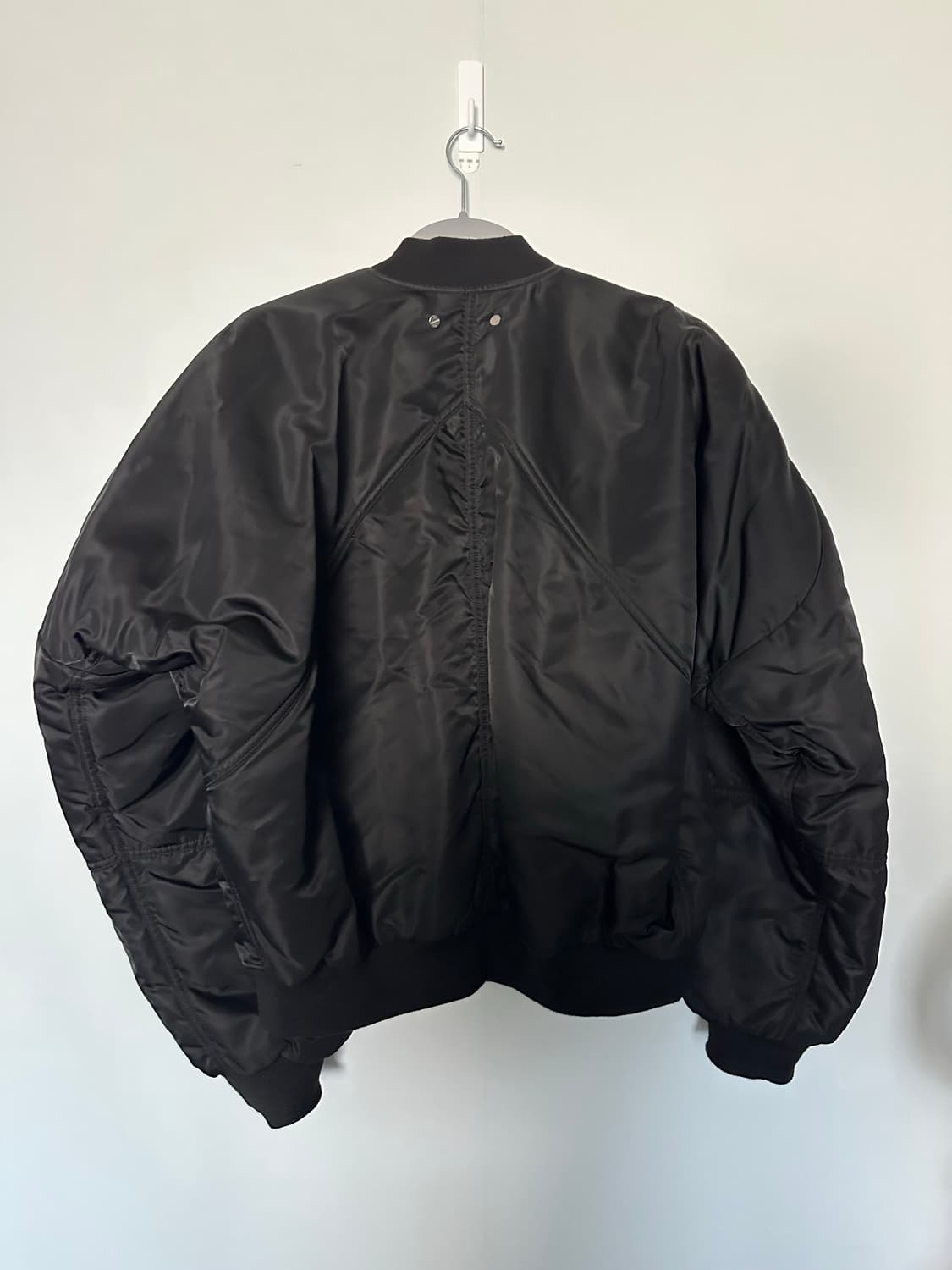 1사이즈) 크레이퍼 봄버 ma1 블랙 상품이미지3