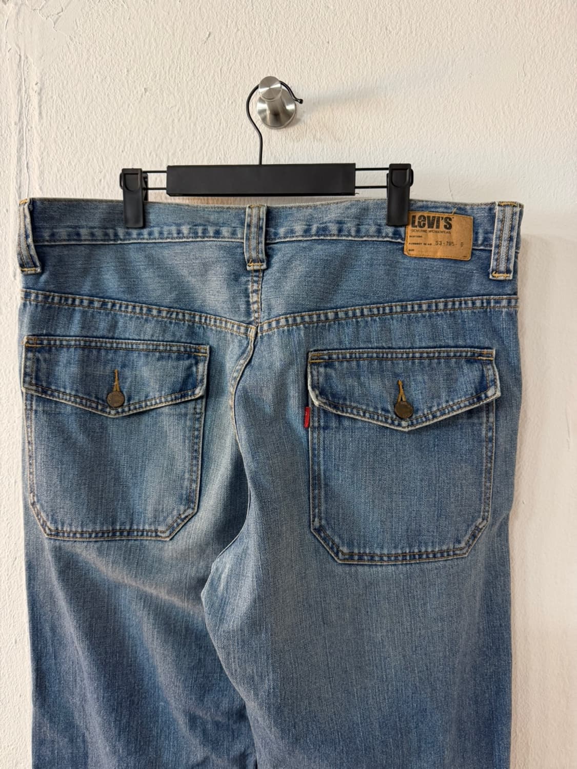 00s 리바이스 루즈 부츠컷 워크 데님 팬츠  상품이미지4