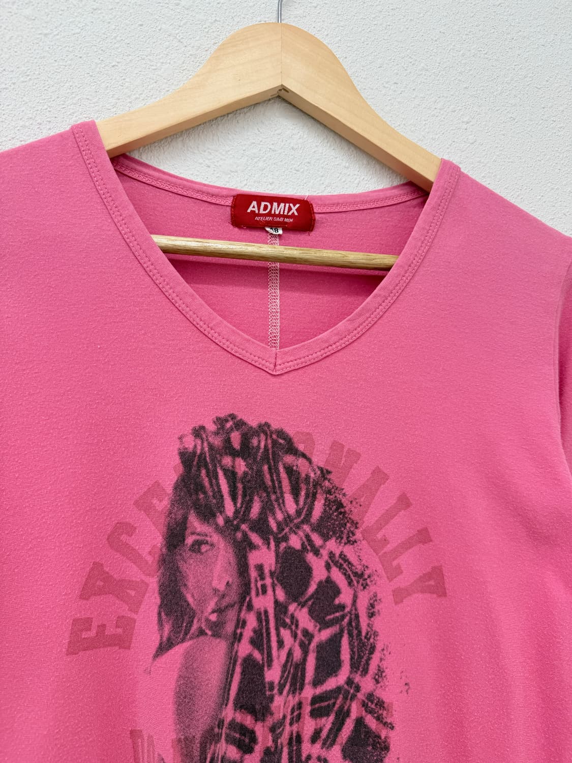 빈티지 핑크 반팔티 상품이미지3