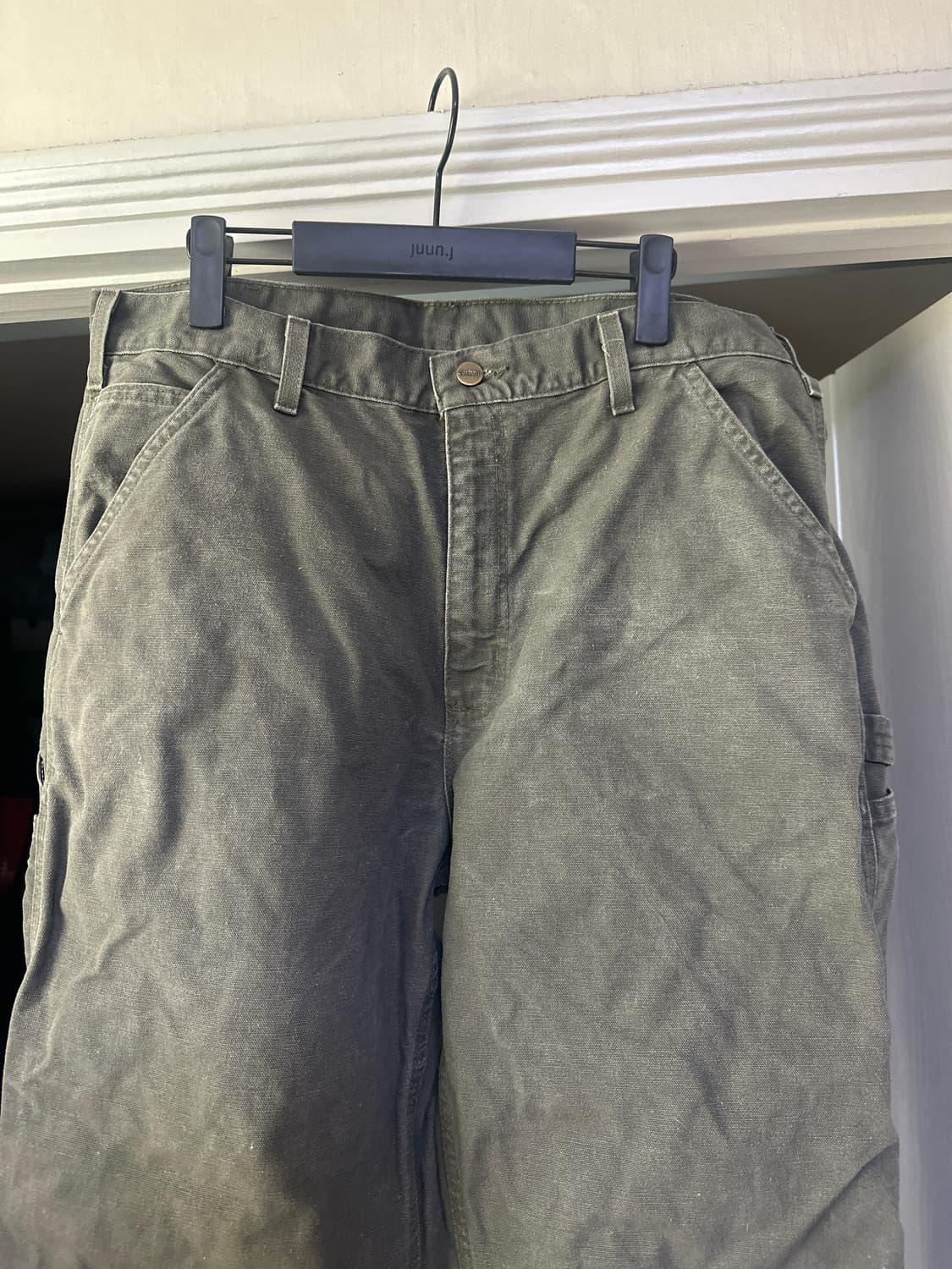 [36X32] 칼하트 싱글니 카펜터 팬츠 B11 MOS 상품이미지2