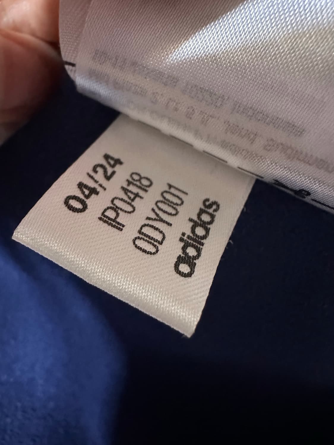 아디다스져지 아디다스 베켄바우어 트랙탑 네이비 불꽃 투웨이지퍼 상품이미지7