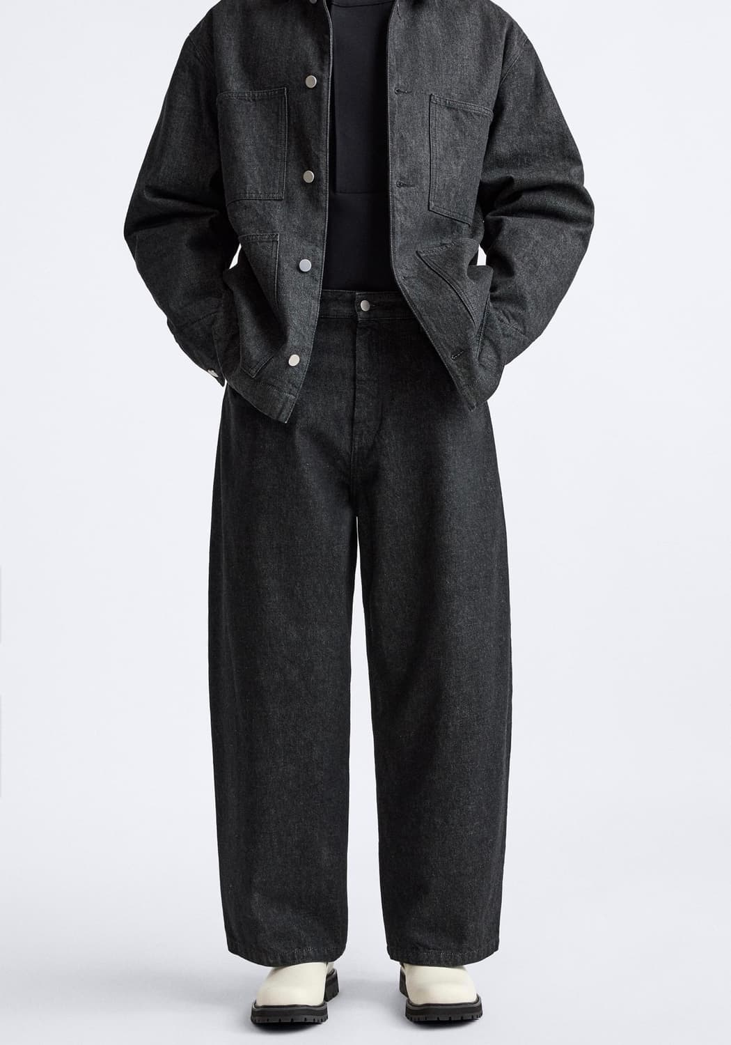 자라 스튜디오니콜슨 벌룬 진 블랙 EU44(US34) 상품이미지1