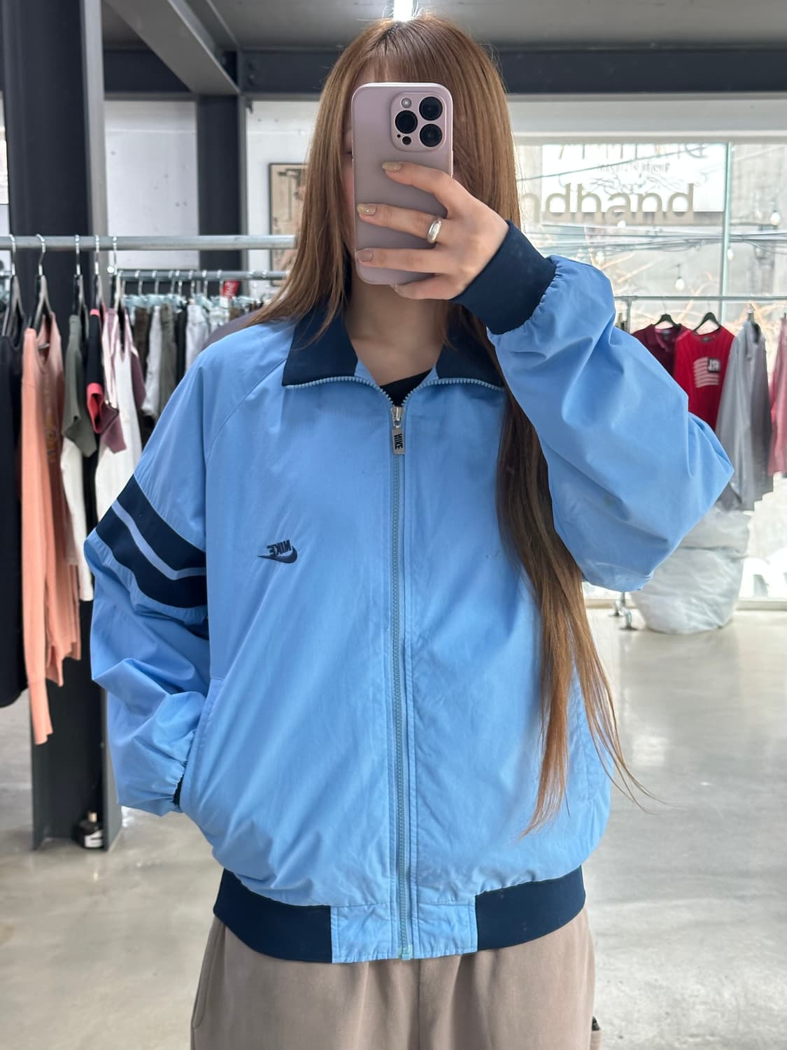 나이키 80s 올드스쿨 스우시 소라 트랙자켓 상품이미지1