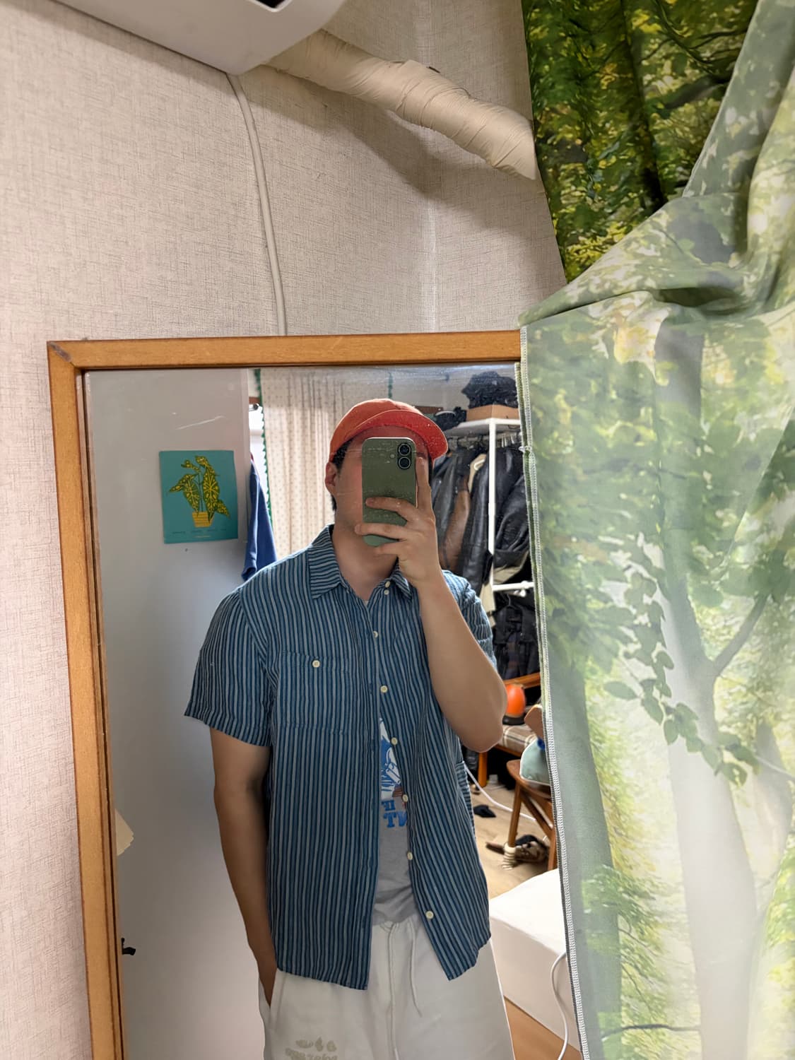 L) 롯지 벨로 셔츠 블루 린넨셔츠 상품이미지5