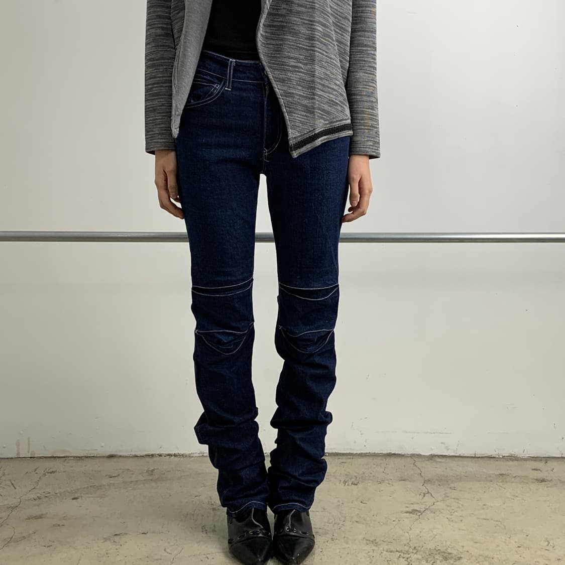 BA-TUS Boys 롱 레그 스트레이트 데님 팬츠 상품이미지2