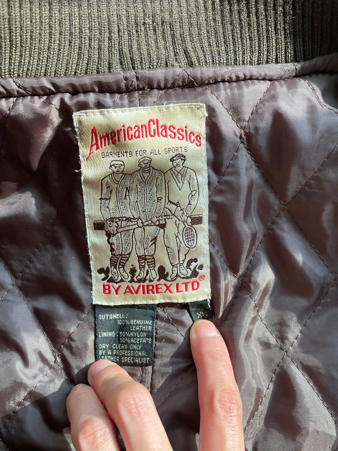 90’s 아비렉스 아이콘 레더자켓 상품이미지3