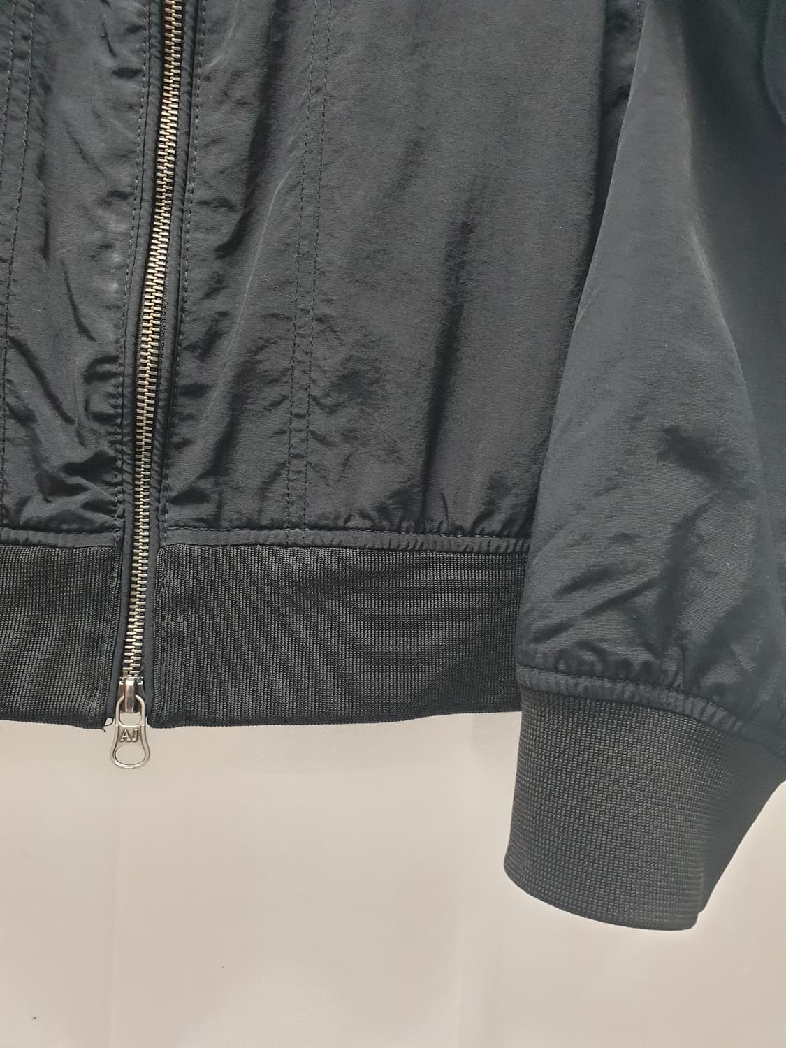아르마니진 블랙 봄버 자켓 xl 54 상품이미지6