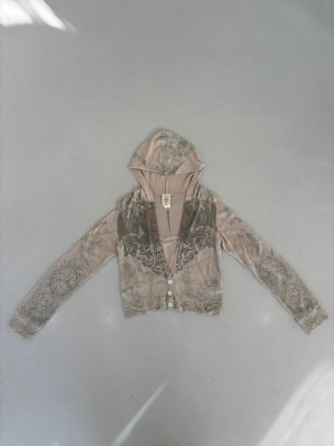 Vintage Press Hood Cardigan 상품이미지2