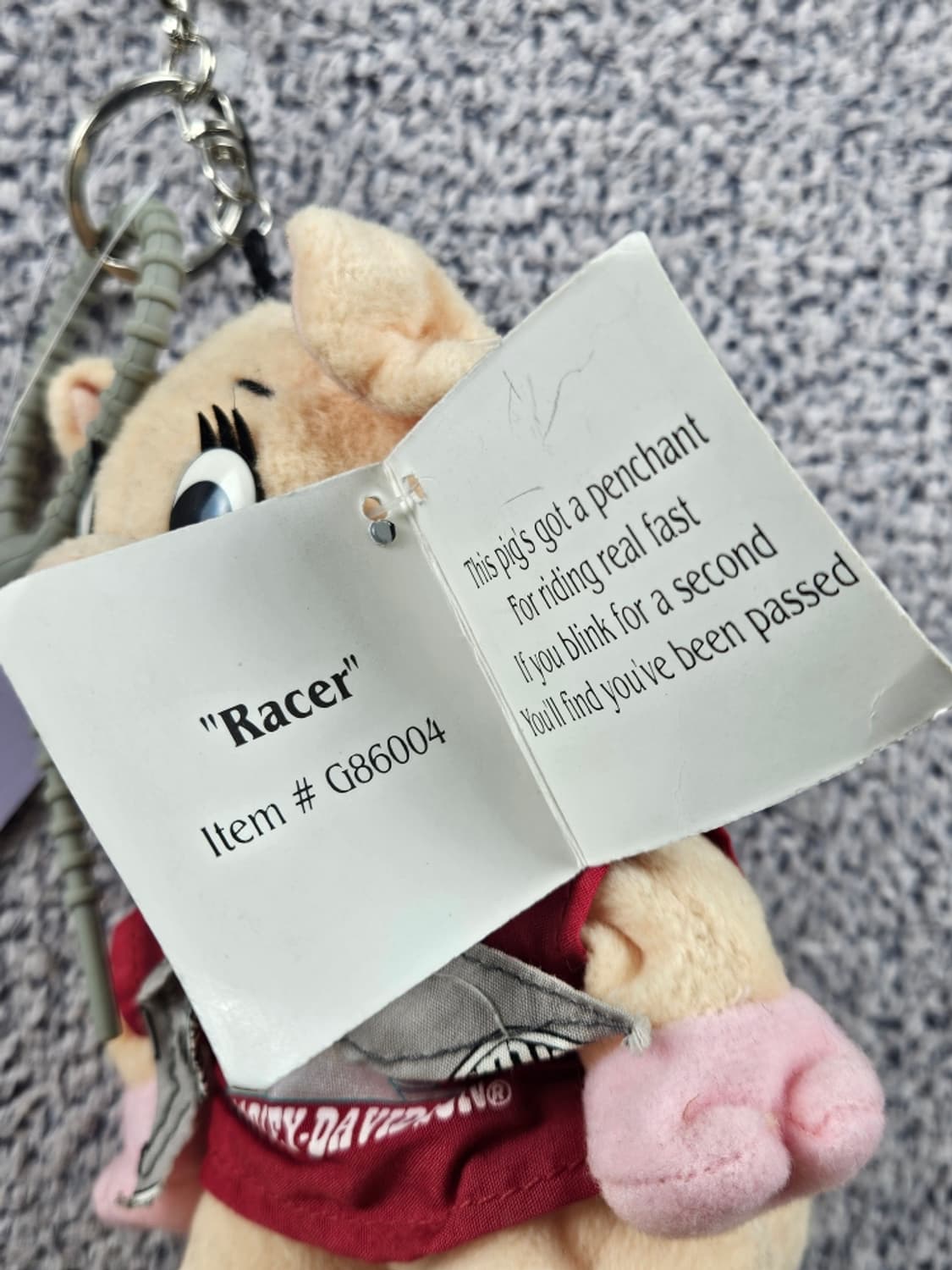 할리데이비슨 RACER 빈백 인형 커스텀 키링 (16CM) / 11231 상품이미지8