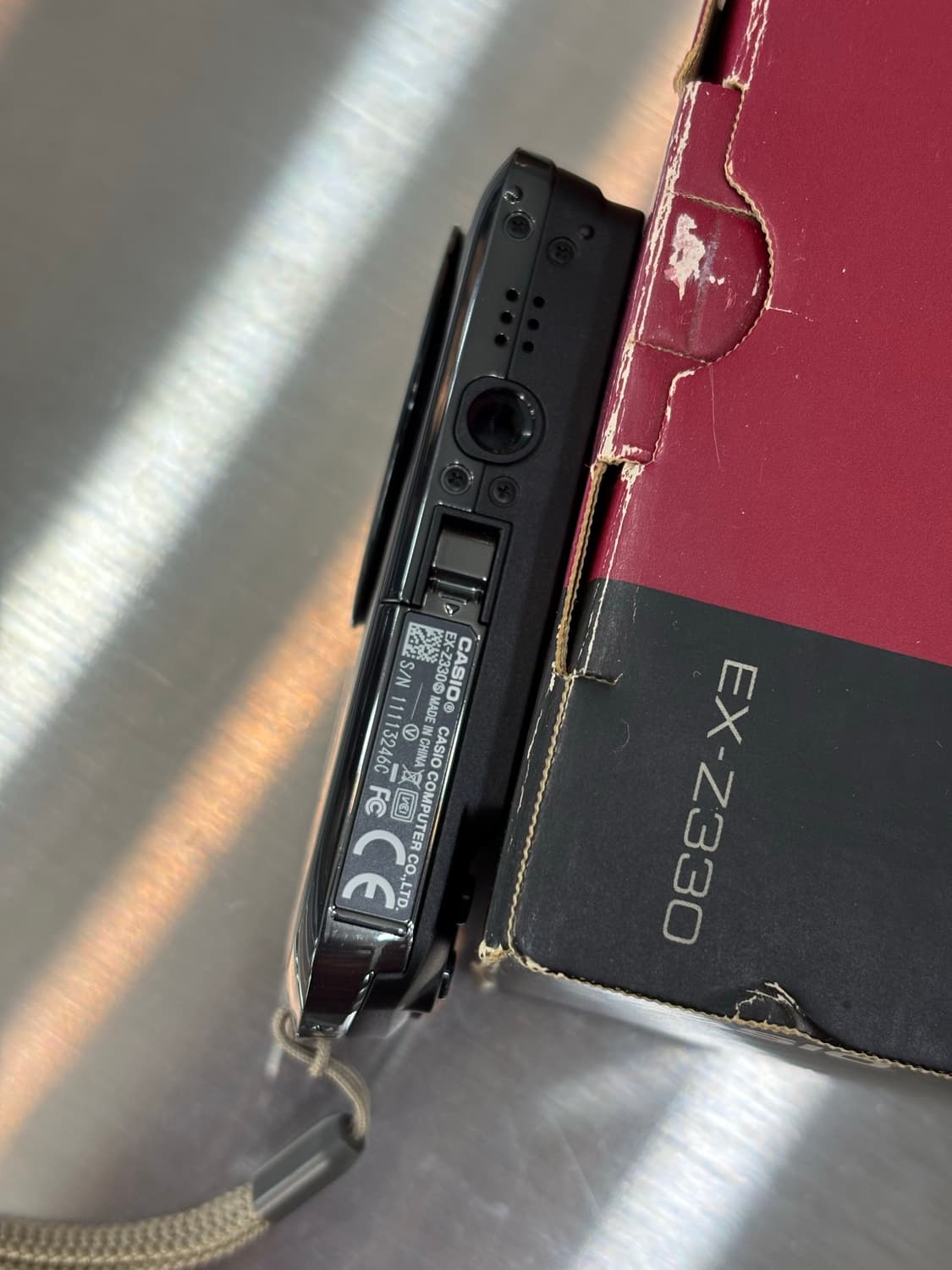 박스O/날짜표시)카시오 ex-z330 블랙 빈티지디카 상품이미지7