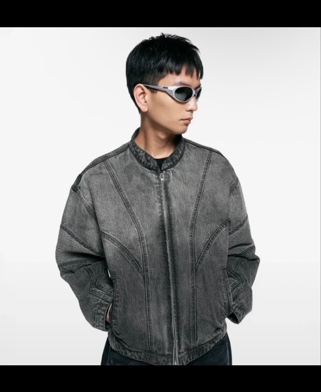 인사일런스 스모킹페이드 데님자켓 상품이미지1